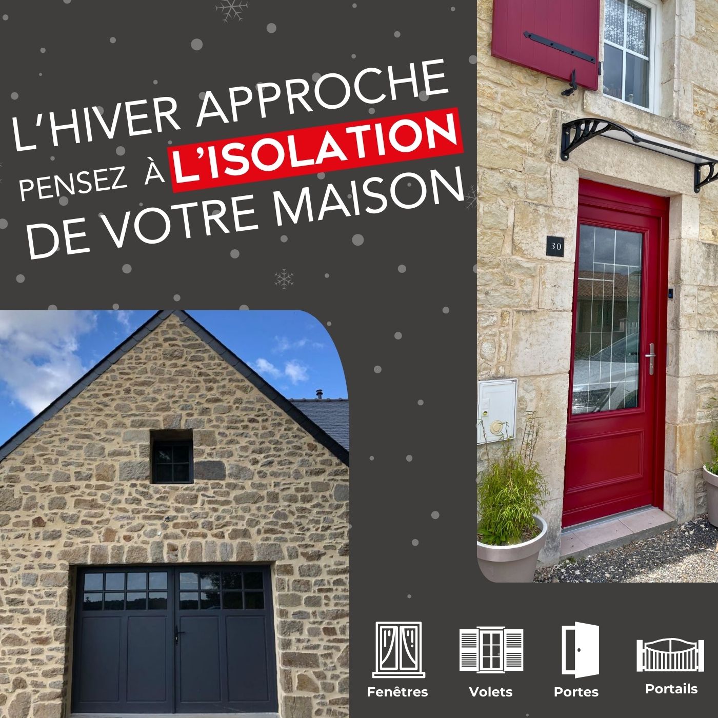 Visuel : l'hiver approche